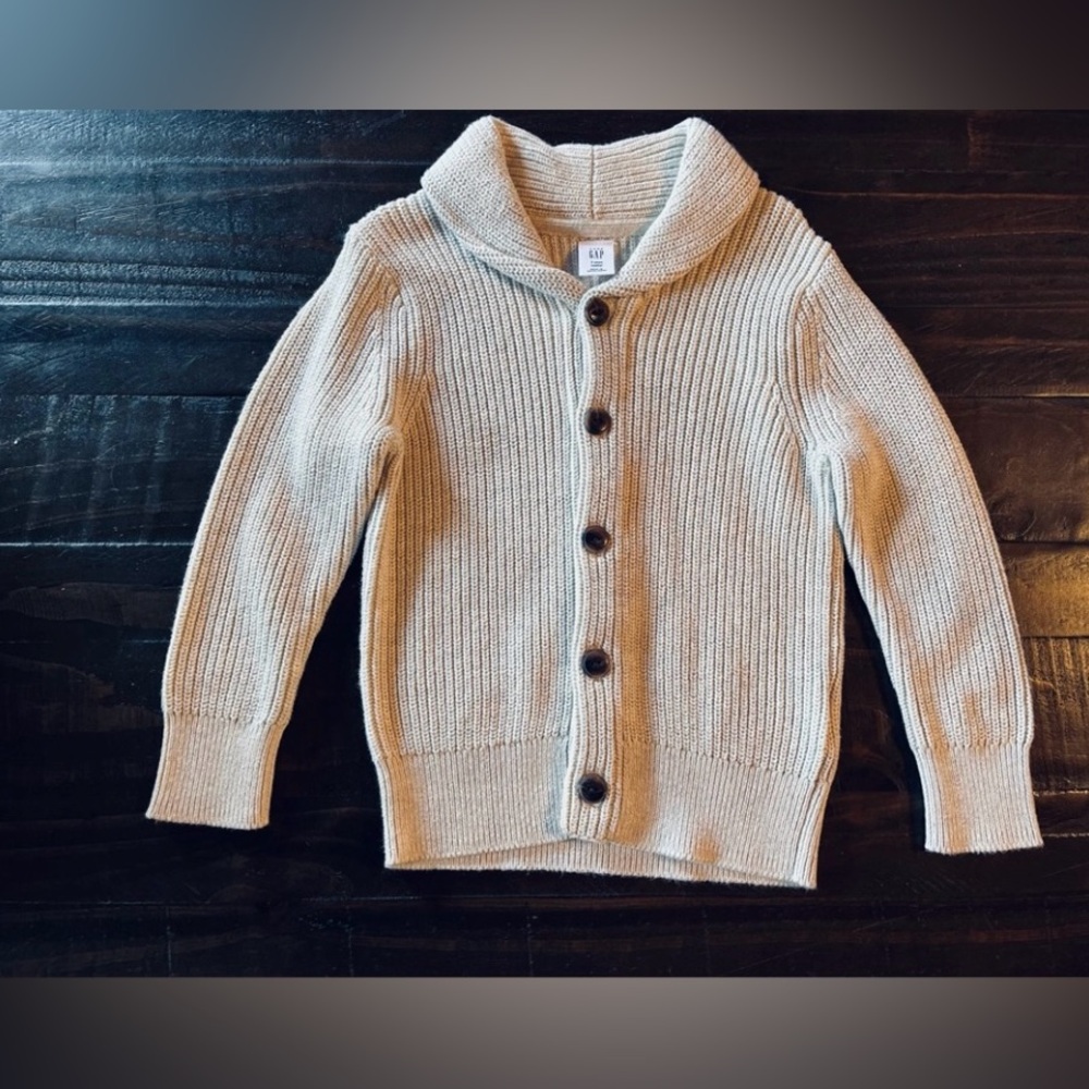 Gap Button Up Cream Cardigan 3Years